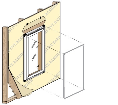 an illustrated step 3 guide to installing a window