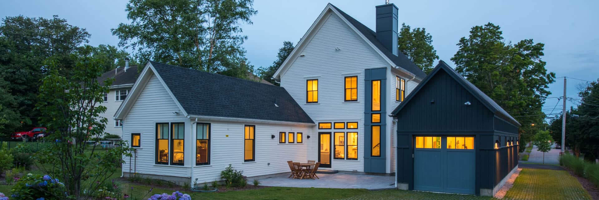exterior home with architect series windows