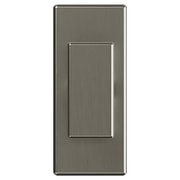 Square - Satin Nickel pivot door square thumb turn in satin nickel