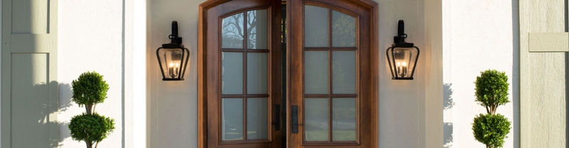 wood entry door finishes two arched top entry door panels