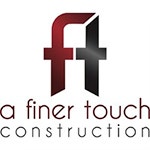 AFT Construction logo in red and black