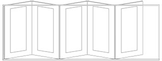 bifold panel configuration 5 left 0right