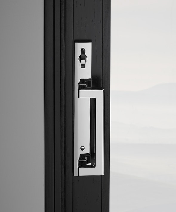 polished chrome patio door handle hardware