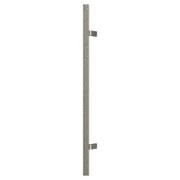 Boulder - Satin Nickel satin nickel pivot door boulder round offset handle