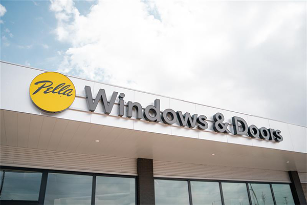The exterior of the Lubbock Pella showroom