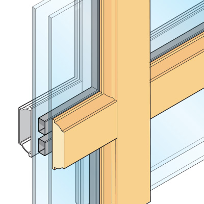2" Integral Light Technology grille drawing