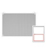 a replacement window screen for vinyl single- or double-hung windows