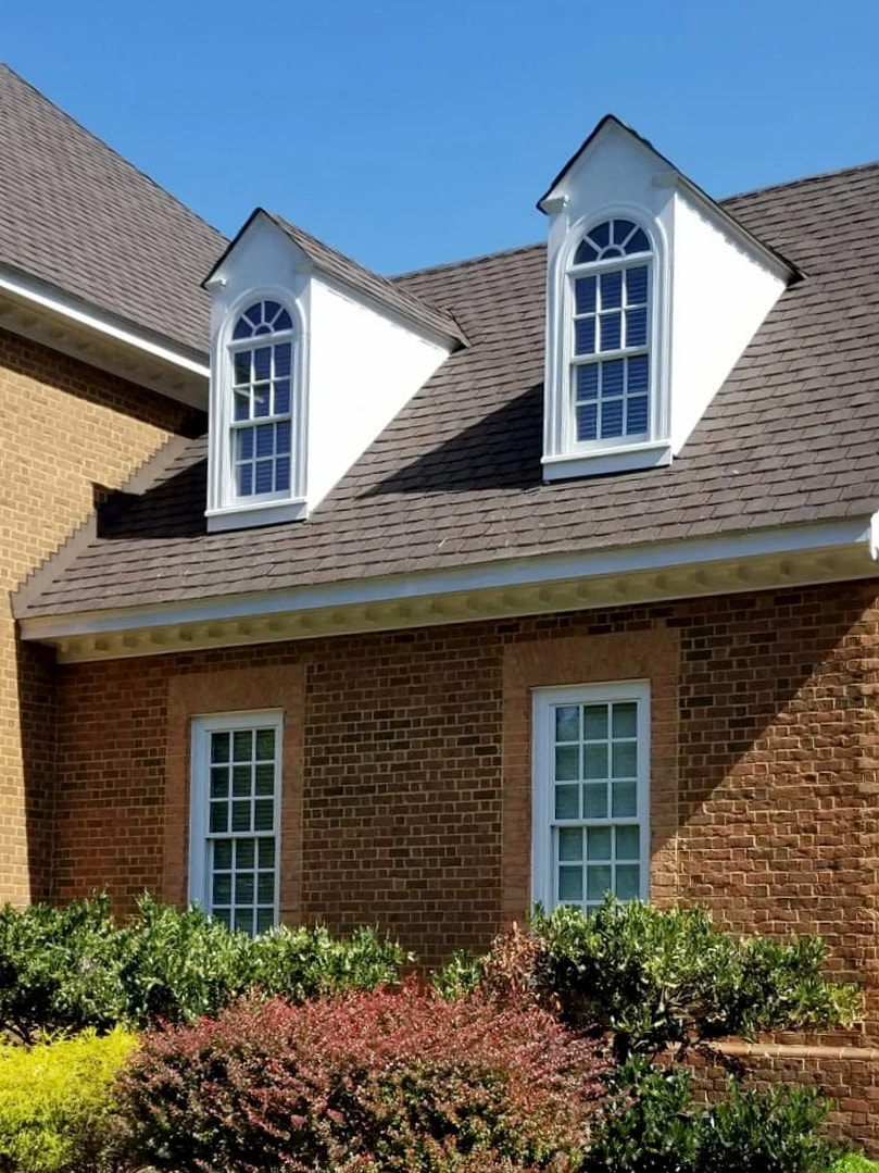 Exterior view of Henrico home with dormer windows.