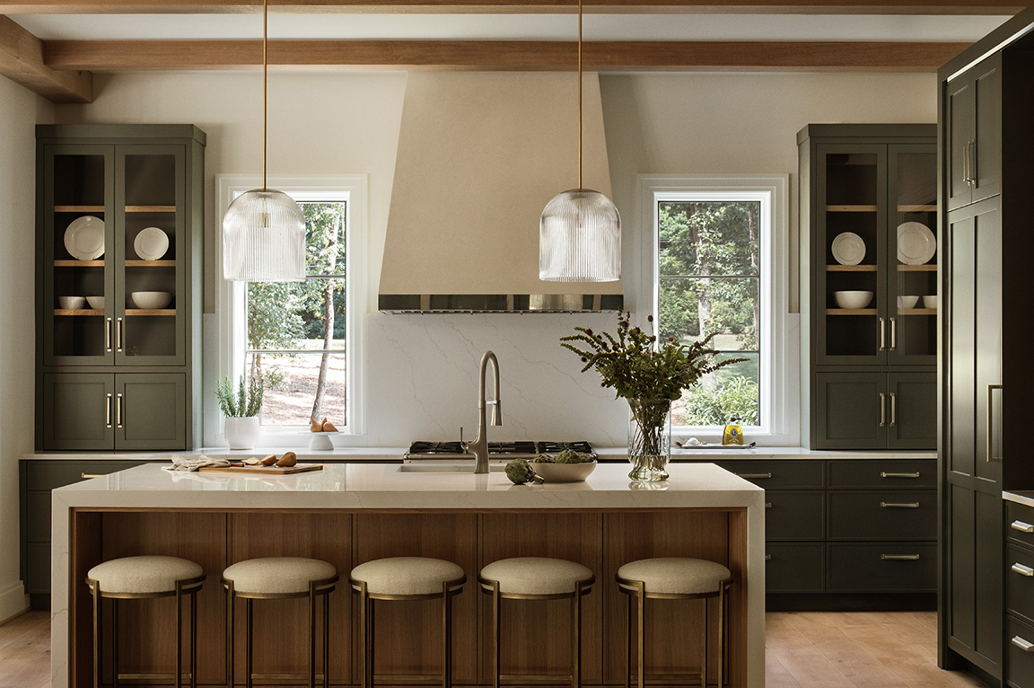Vienna home kitchen with dual-pane windows with advanced low-e insulating glass. 