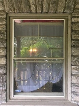 Philadelphia wood window replacement before image.