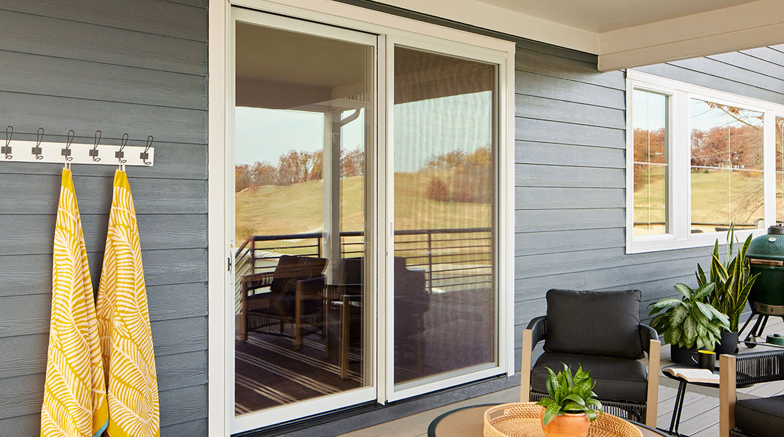 Example of sliding patio doors
