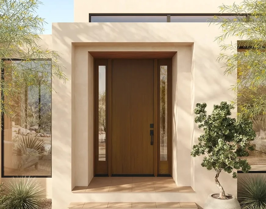 Steel Front Door Flush