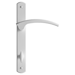 hinged door hardware in white