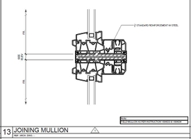 St. Paul Plaza joining mullion drawing.