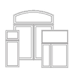 a variety of special casement window shapes and combinations