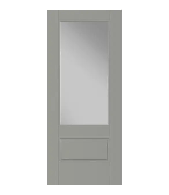 Pella® Fiberglass Entry Doors Flush Glazed 3/4 Light