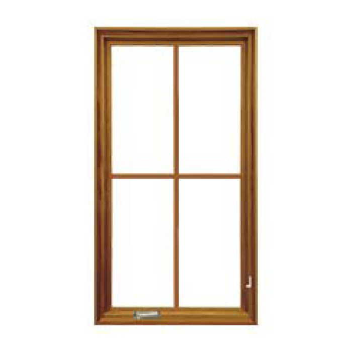 contemporary casement window custom grilles