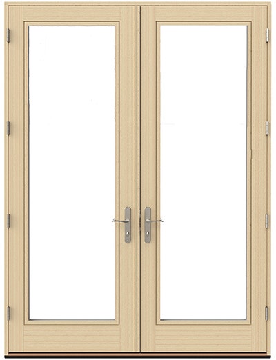 Pella® Lifestyle Series Wood Double Hinged Door