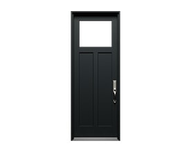 Pella® Fiberglass Entry Doors Fiberglass Craftsman Light