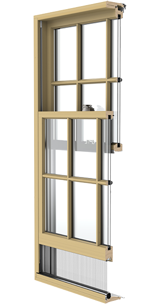 reserve traditional hung window illustration