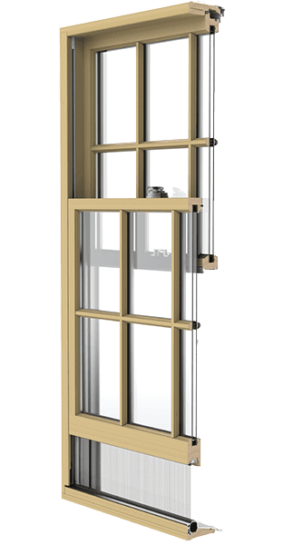 reserve traditional hung window illustration