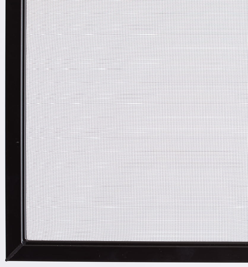 wood patio door screen with vividview cloth