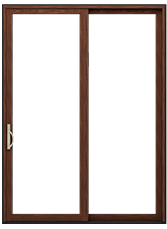 reserve traditional sliding patio door cob