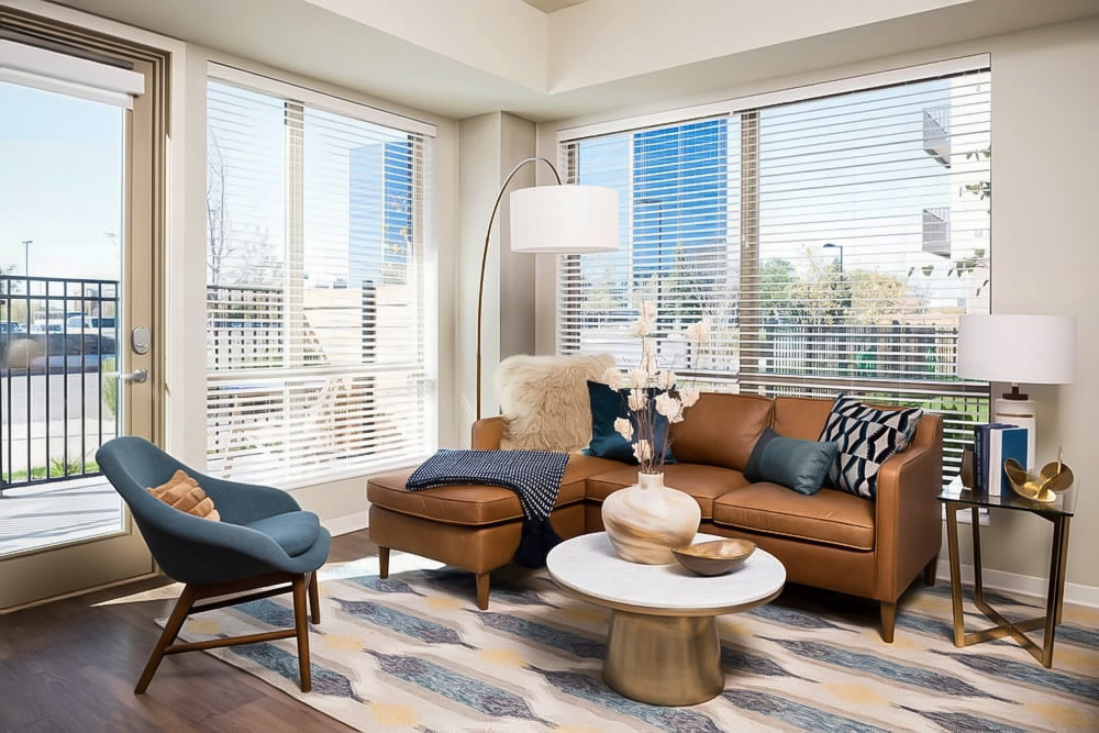 Interior image of an apartment in Bloomington with noise-resistant windows.