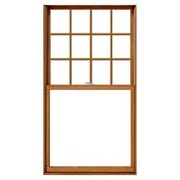 lifestyle double-hung window with traditional grilles