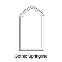 special shape gothic springline illustration