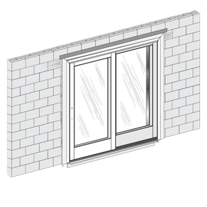 step 4 masonry constructions sliding door installation