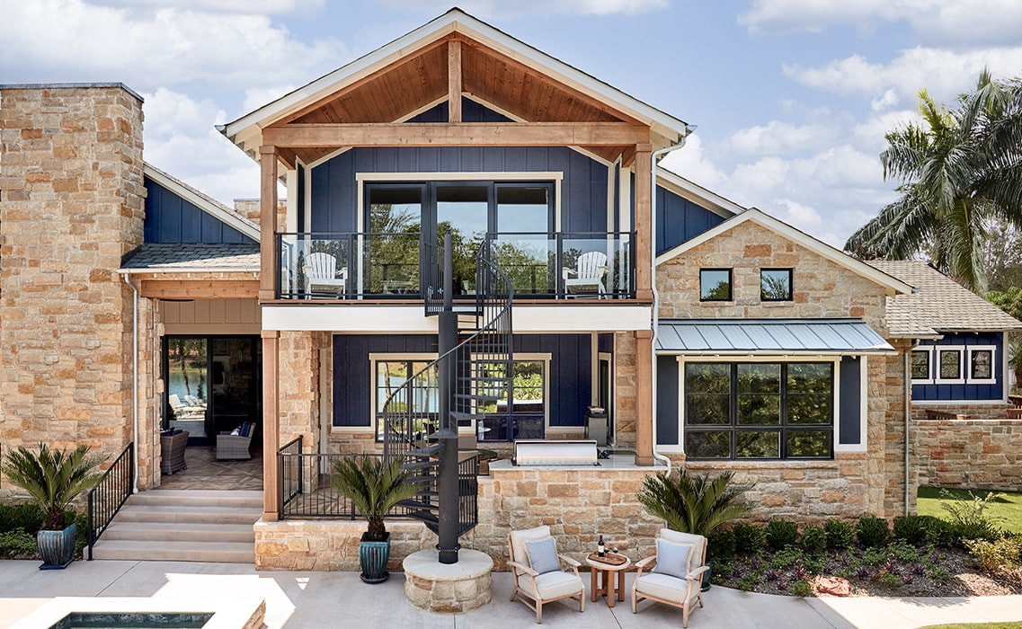 an oceanfront home with expansive windows to see the beautiful coastal views