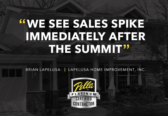 "We see sales spike immediately after the summit"