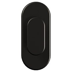 pivot door thumb turn in rustic bronze