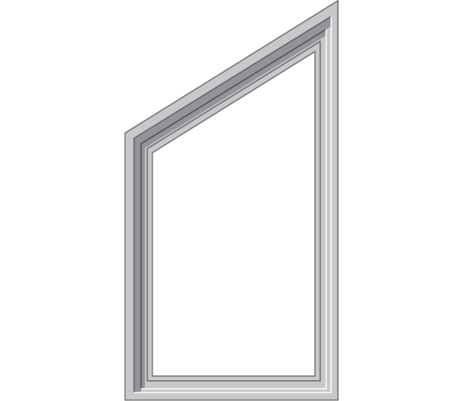 Pella Reserve Traditional Wood Angle Top Window Pella