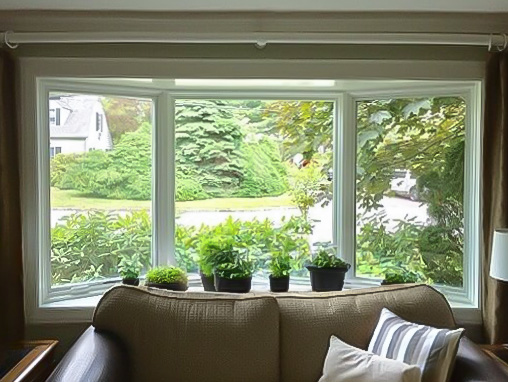 new bow window elevates aesthetic of scarsdale home 