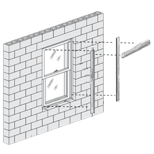 nail fin new construction masonry step 3