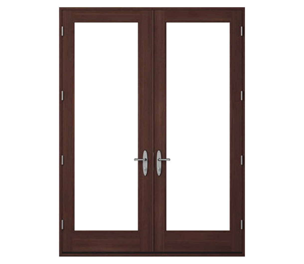 large hinged door cut out background illustration