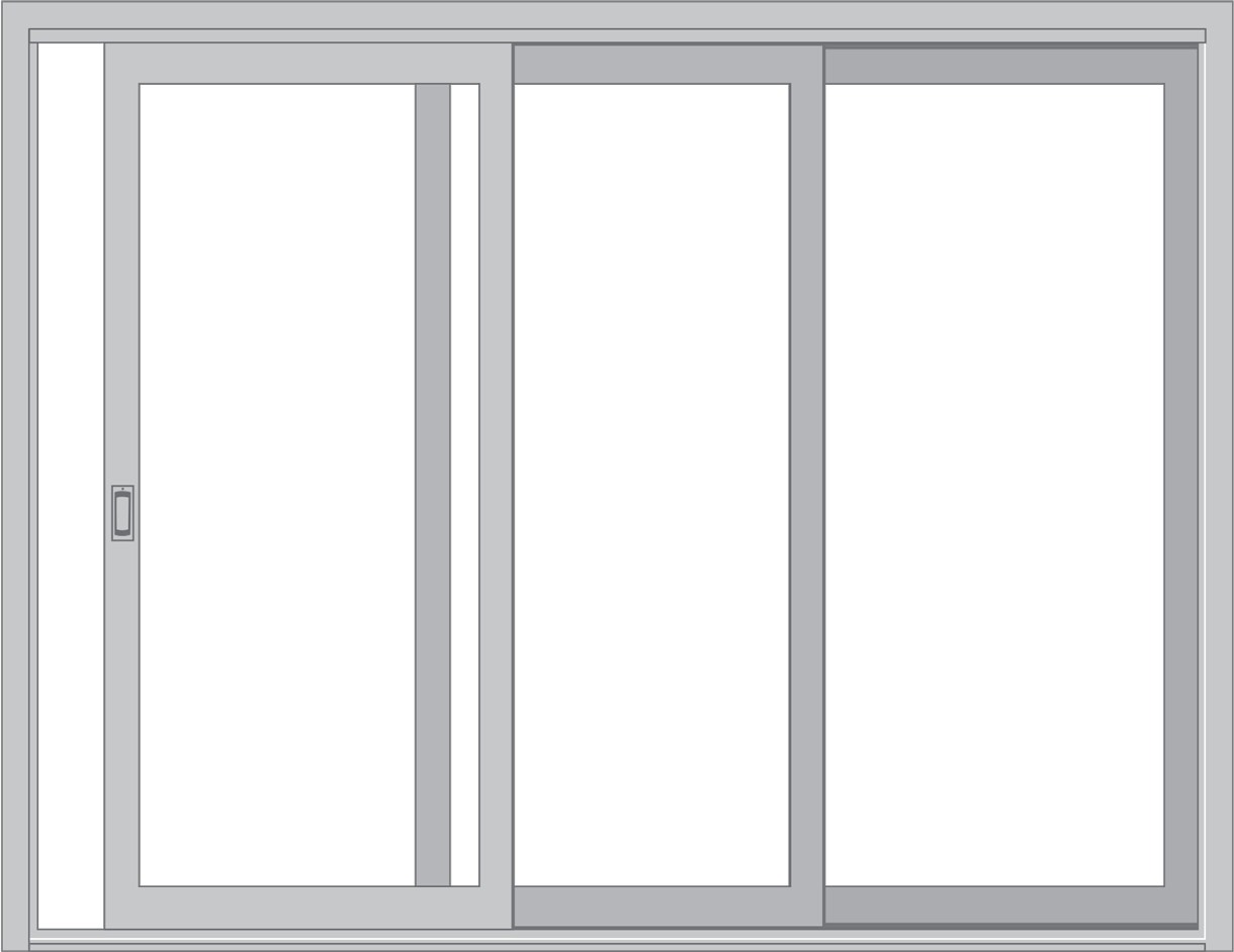 Pella® Architect Series – Traditional Multi-Slide Patio Door