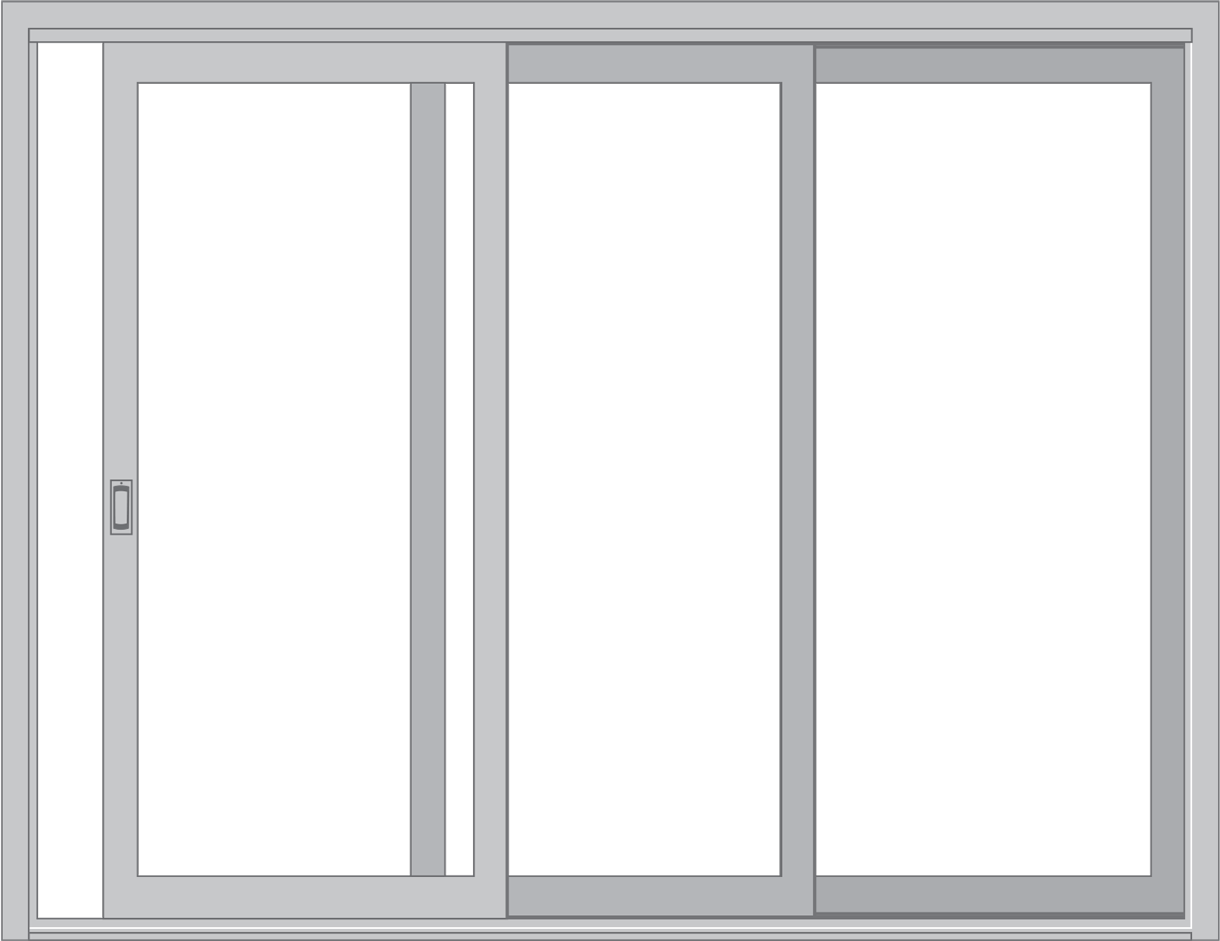 multi-slide patio door from the hurricaneshield product line