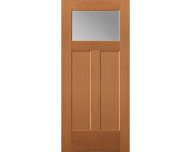 Flush Glazed Craftsman Light