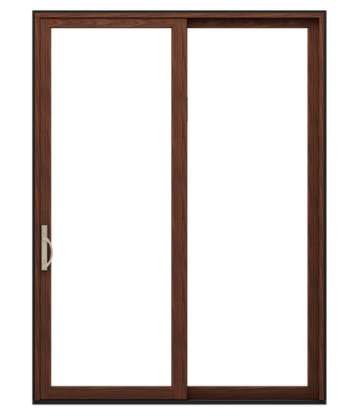 large cut out background of a reserve traditional sliding patio door
