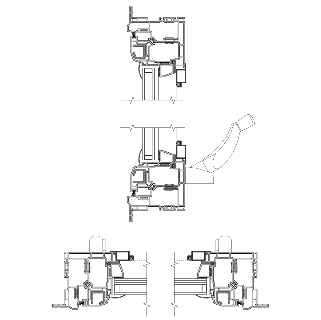 hurricane shield awning window cross section