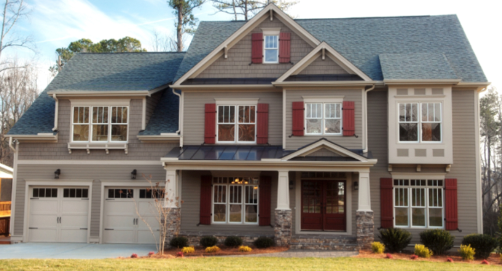 the before picture of a home that is going to be remodeled