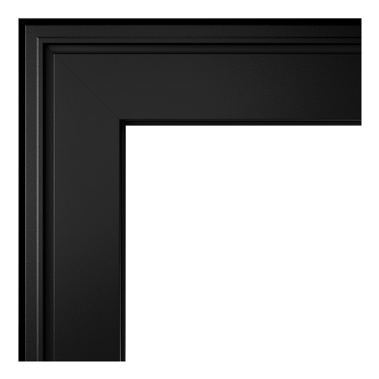 black fiberglass frame