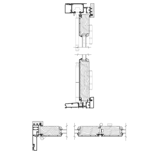 in-swing bifold door cross section reserve traditional