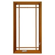 lifestyle casement window with prairie grilles