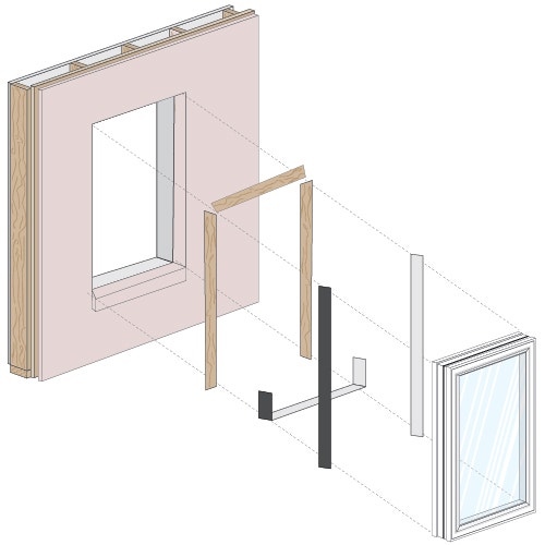 Full Frame Replacement Window Installation Pella