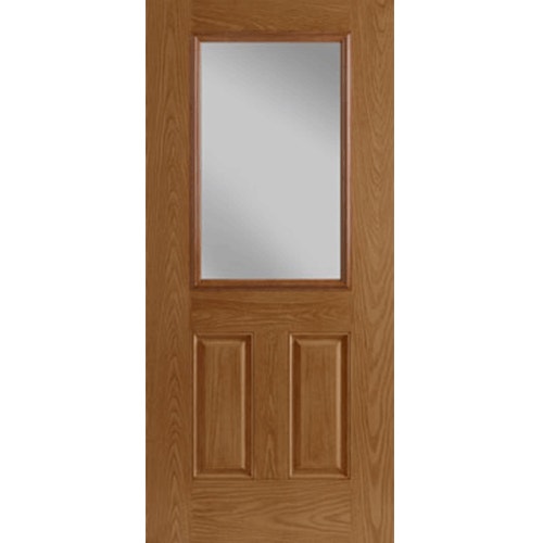 Pella® Fiberglass Entry Doors 1/2 Light 2 Panel