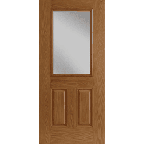half light 2 panel entry door